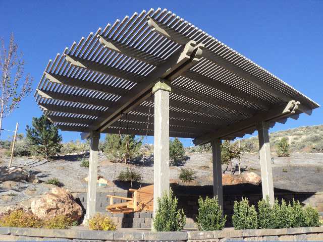 Standalone lattice in Southern California landscape